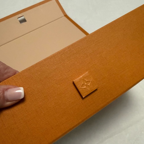 Louis Vuitton Gift Box with Blue Ribbon, Card, Envelope, and Tag - Picture 2 of 8